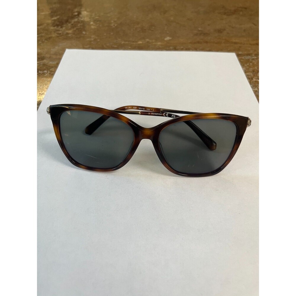 Swarovski SK 267 52F Tortoise Brown Plastic Women's Sunglasses Frame 55-16-135